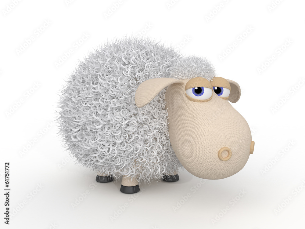 3d ridiculous sheep.