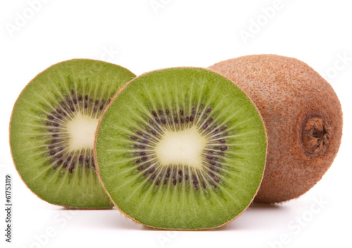 Sliced kiwi fruit half