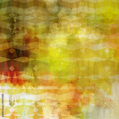 Colorful abstract geometric grunge beige pattern. Eps10