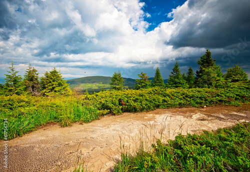 Panoramic mountain landscap...