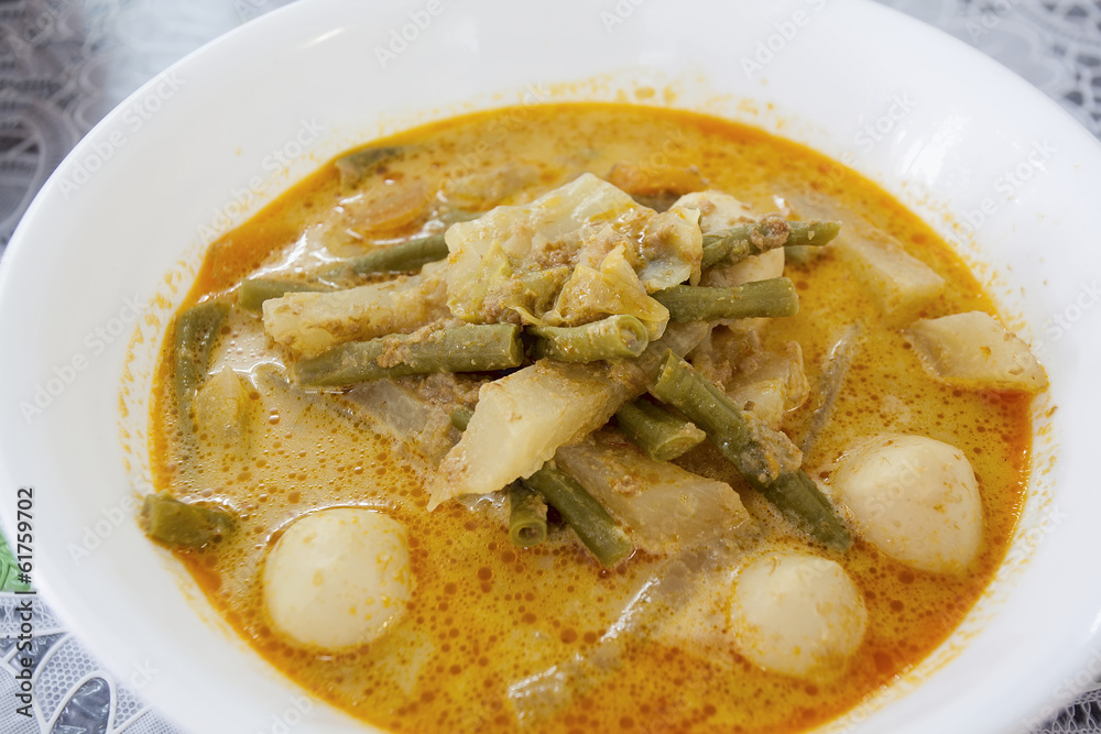 Obraz premium Sayur Lodeh Indonesian Dish Closeup