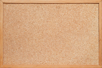blank corkboard background