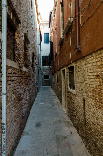 Narrow street in Venice © gordand