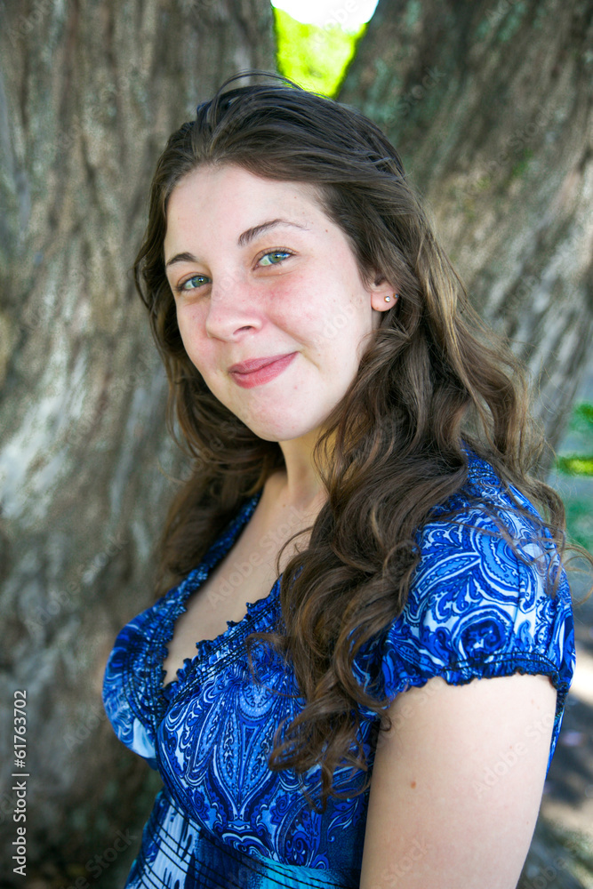 Young woman at the park.