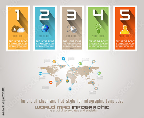 Infographic design template.