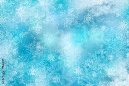 雪の結晶のイメージ背景