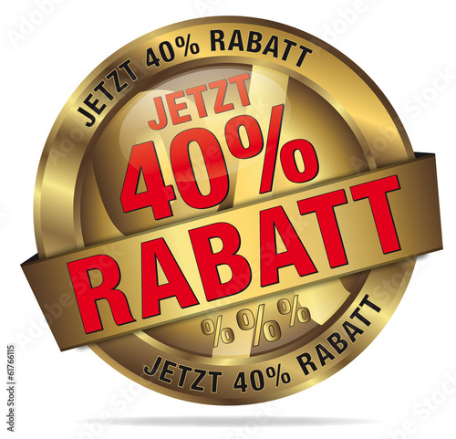 Jetzt 40% Rabatt gold