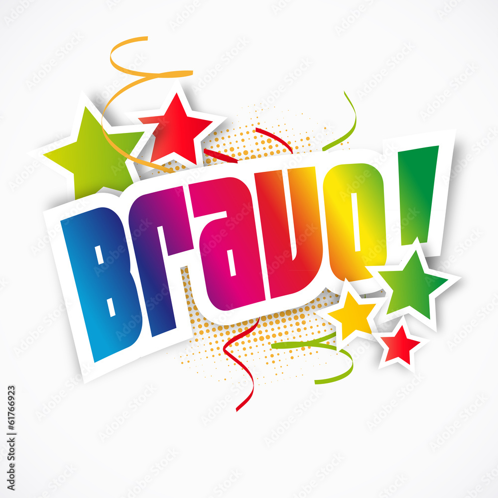 Bravo ! vector de Stock | Adobe Stock
