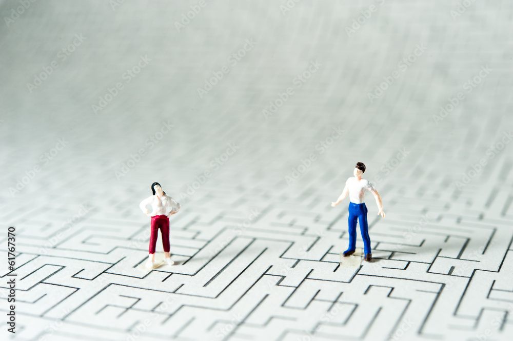 迷路と男女 迷路と男女