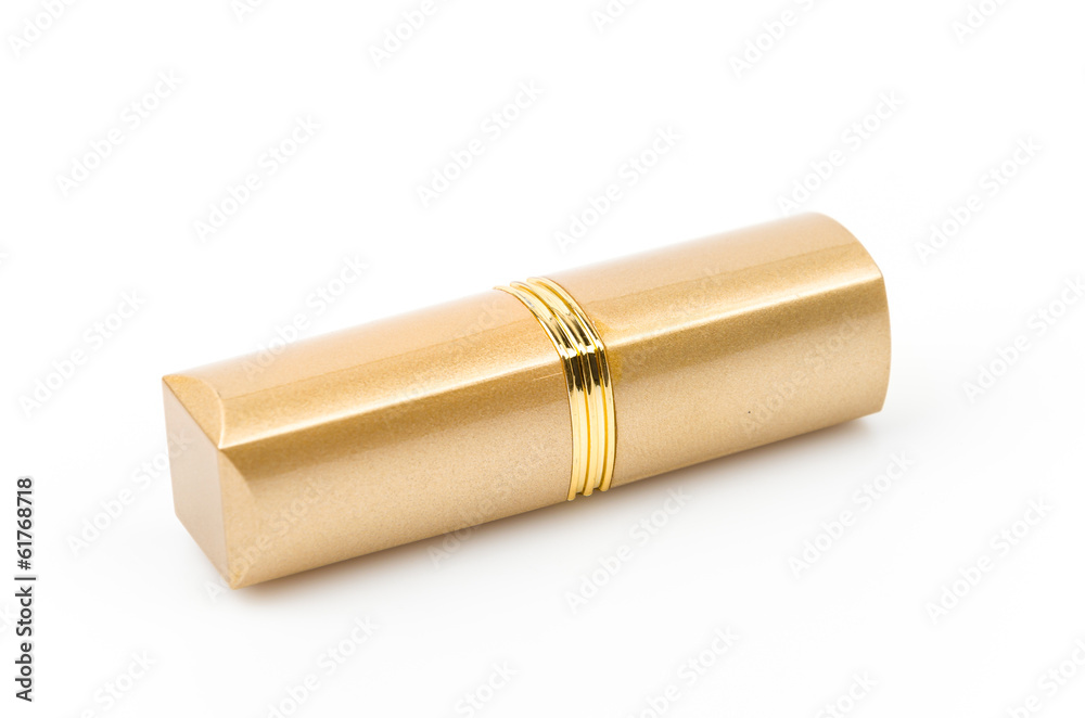 Fototapeta premium lipsticks isolated white background