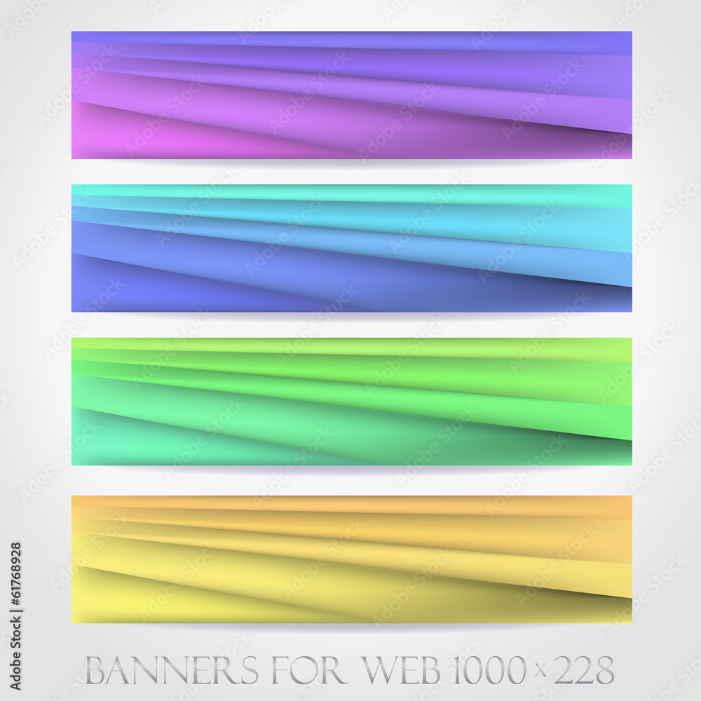 Banners for web. (Vector collection16)