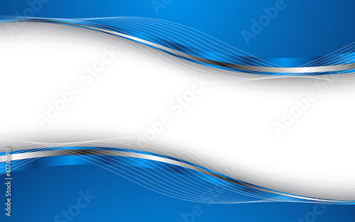 Abstract blue background. Vector Illustration