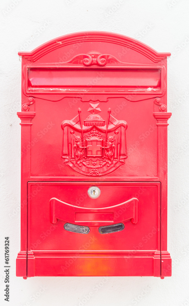 Red mail box Red mail box