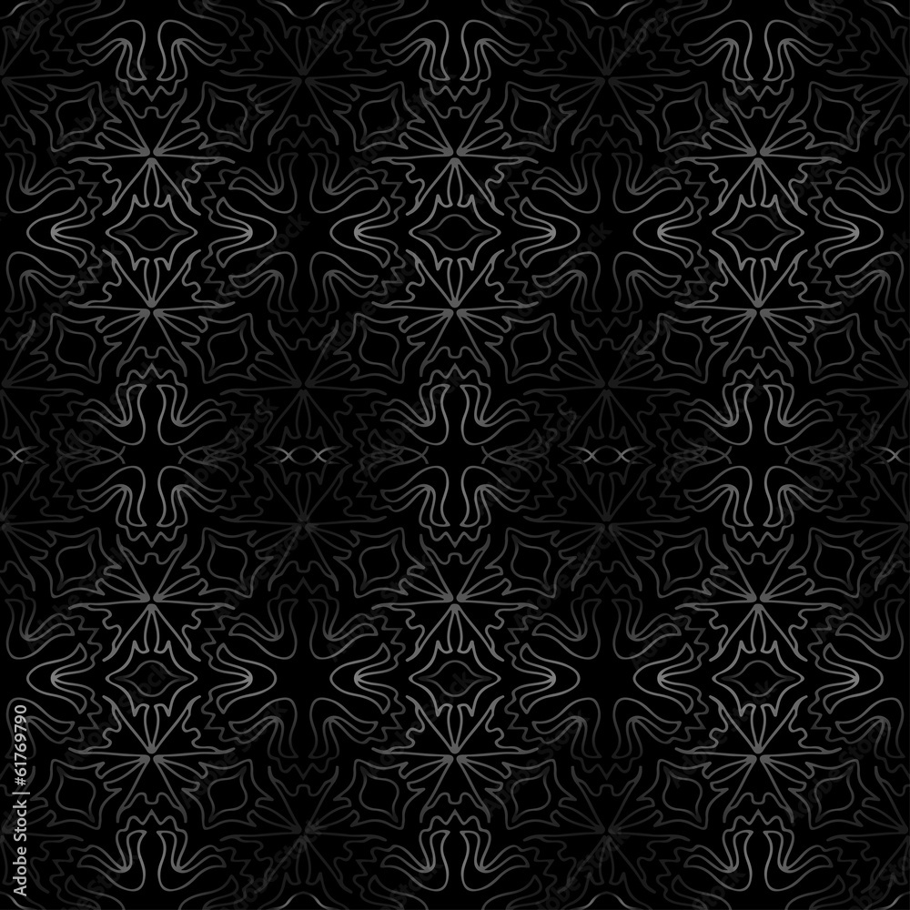 Abstract seamless background with gray leaves Abstract seamless background with gray leaves