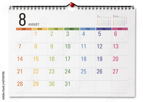 Wall calendar