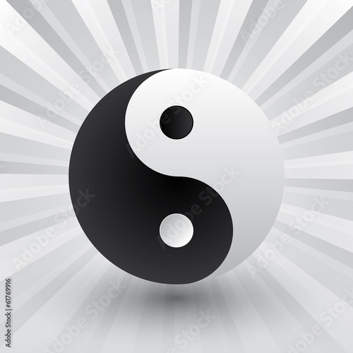 Yin yang simple style