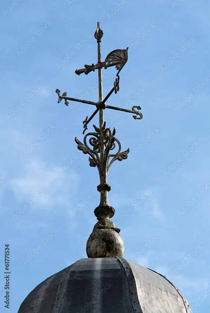 A Classic Rooftop Metal Vintage Weather Vane.