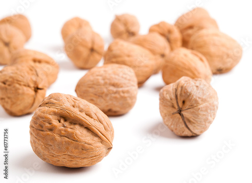 Walnuts isolated on white © ramonespelt