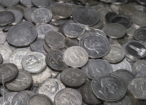 antike alte silbermünzen, silver coin