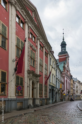 Street in the old town of Riga © borisb17