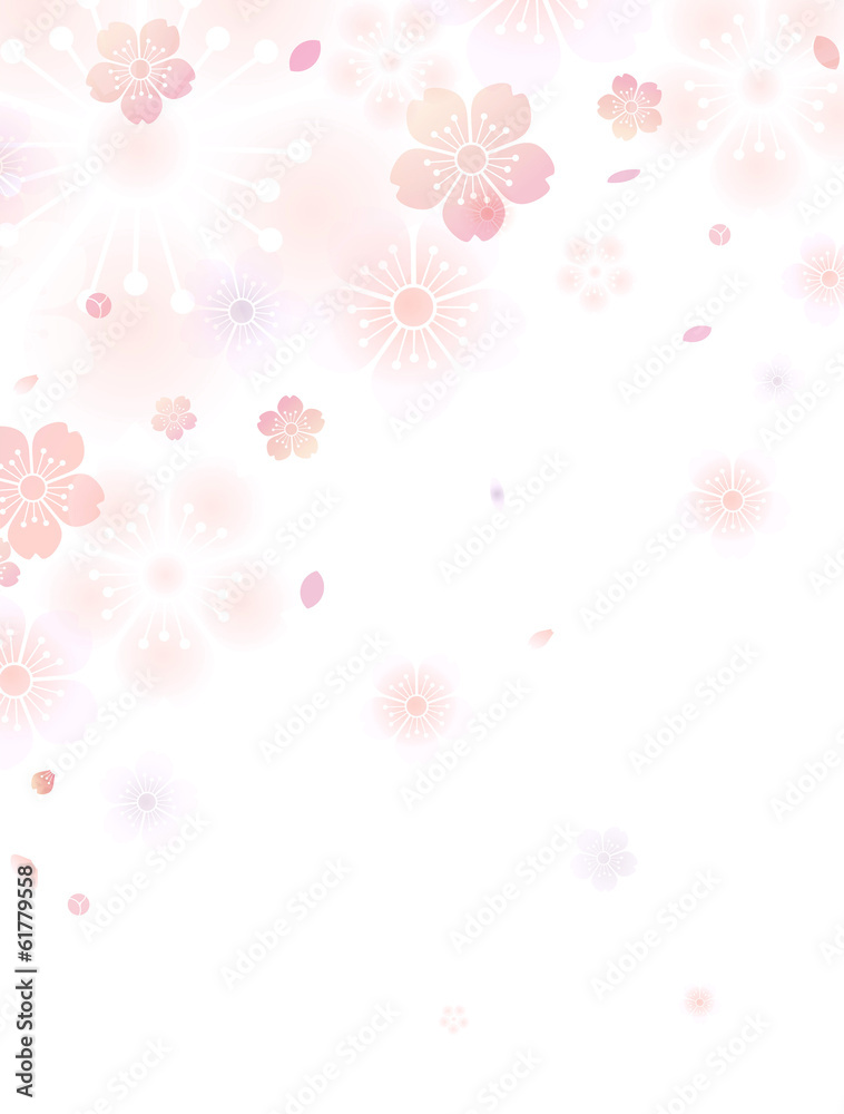 桜　和柄 春 (縦長）