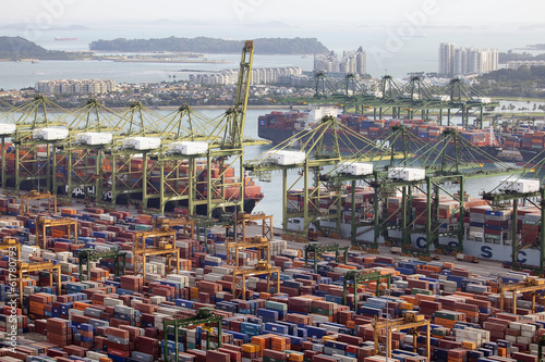 Port of Singapore Container Shipyard photo
