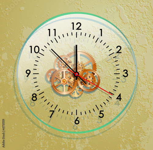 glass clockwork