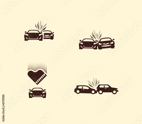 Accident. Vector format
