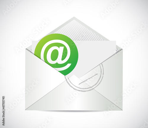 email communication. contact us illustration