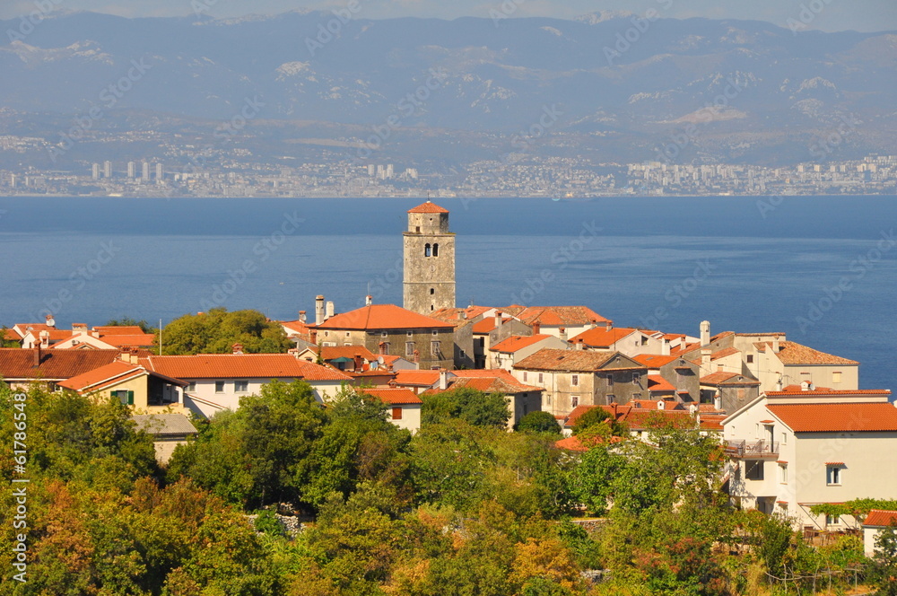 Fototapeta premium Blick über die Bucht von Rijeka