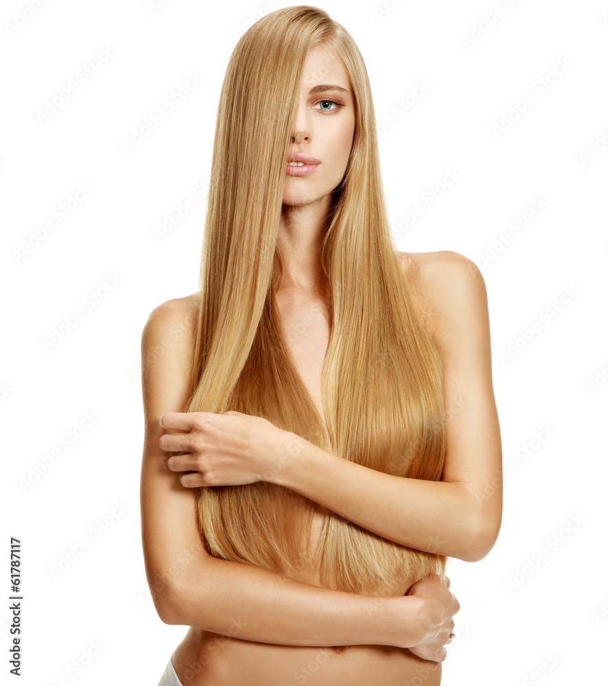 Fototapeta premium Long hair woman