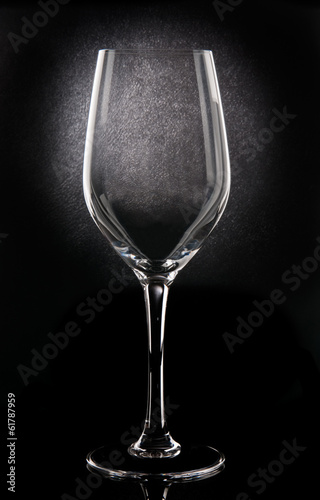 empty wine glass