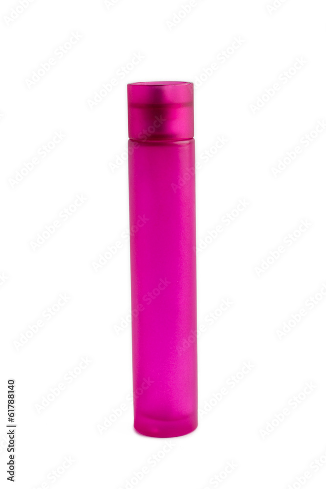 Pink, glass perfume bottle Pink, glass perfume bottle