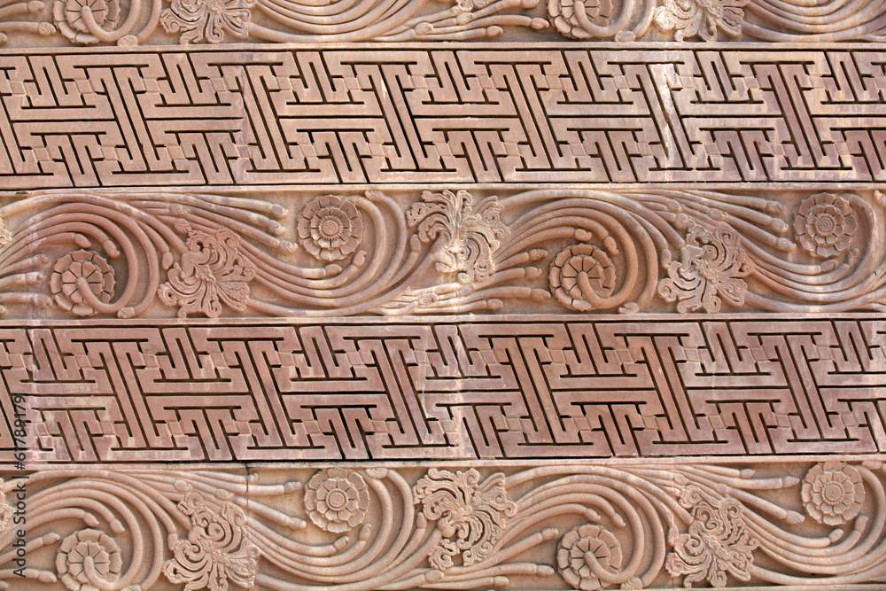 Stone carving detail - India