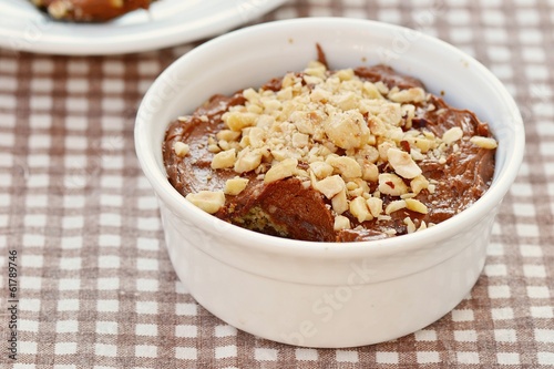 nuts and chocolate dessert