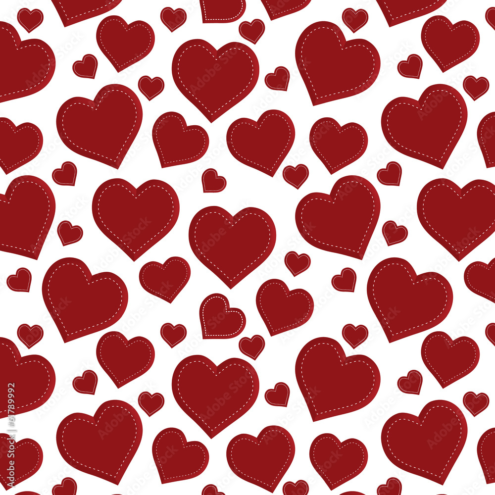 Seamless heart background pattern Seamless heart background pattern