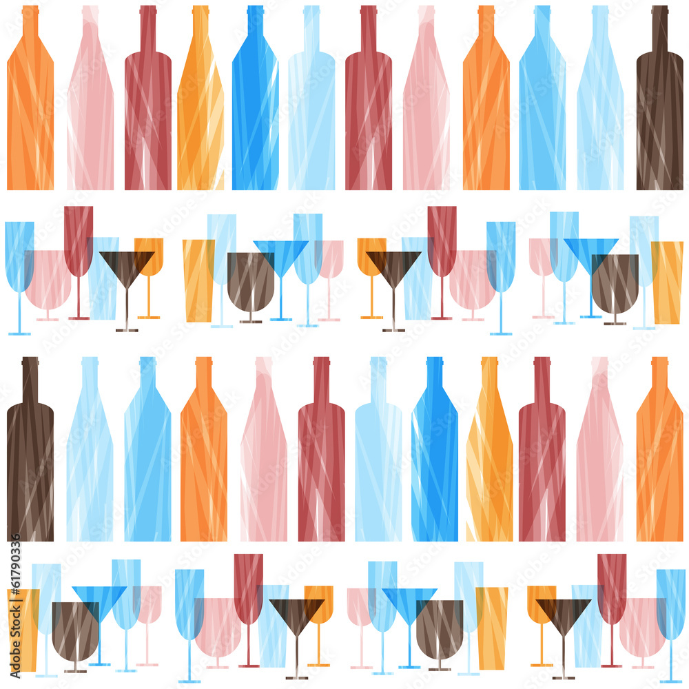 bottles and glasses bottles and glasses