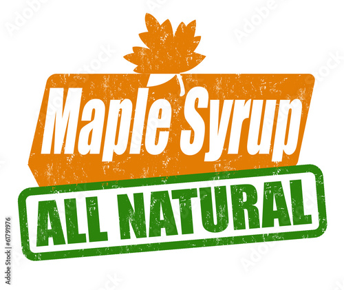 Maple syrup stamp