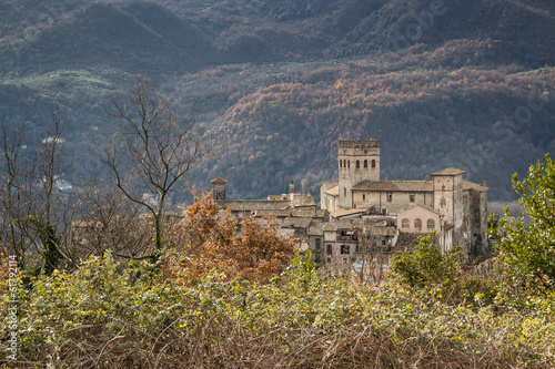 Old castle of Roviano  Italy