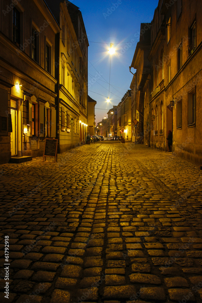 Kazimierz, former jewish quarter of Krakow: Szeroka Street