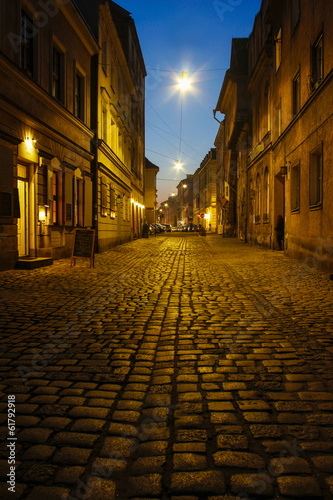 Kazimierz, former jewish quarter of Krakow: Szeroka Street #61792918