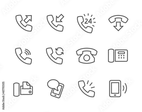 Phone icons