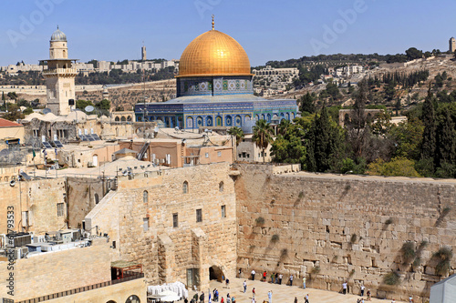Jerusalem, Dome of the Rock and Western Wall, October 2011