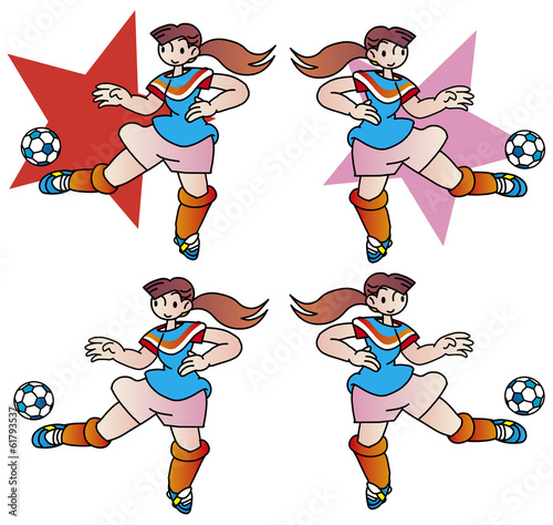 マスコットキャラクター＿女子サッカー