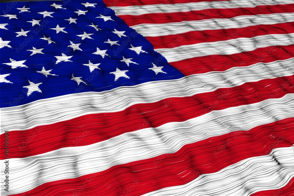 Fototapeta premium the united states flag