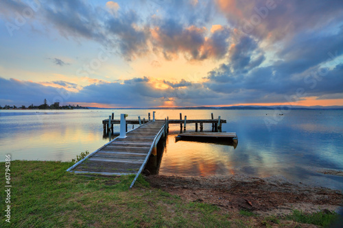 Sunset at Belmont  Lake Macquarie  Australia