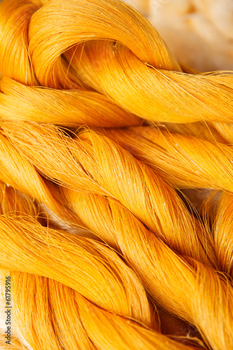 Colorful silk thread