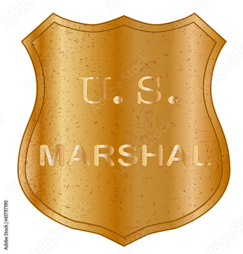 United States MArshal Shield Badge