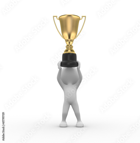 Gold trophy