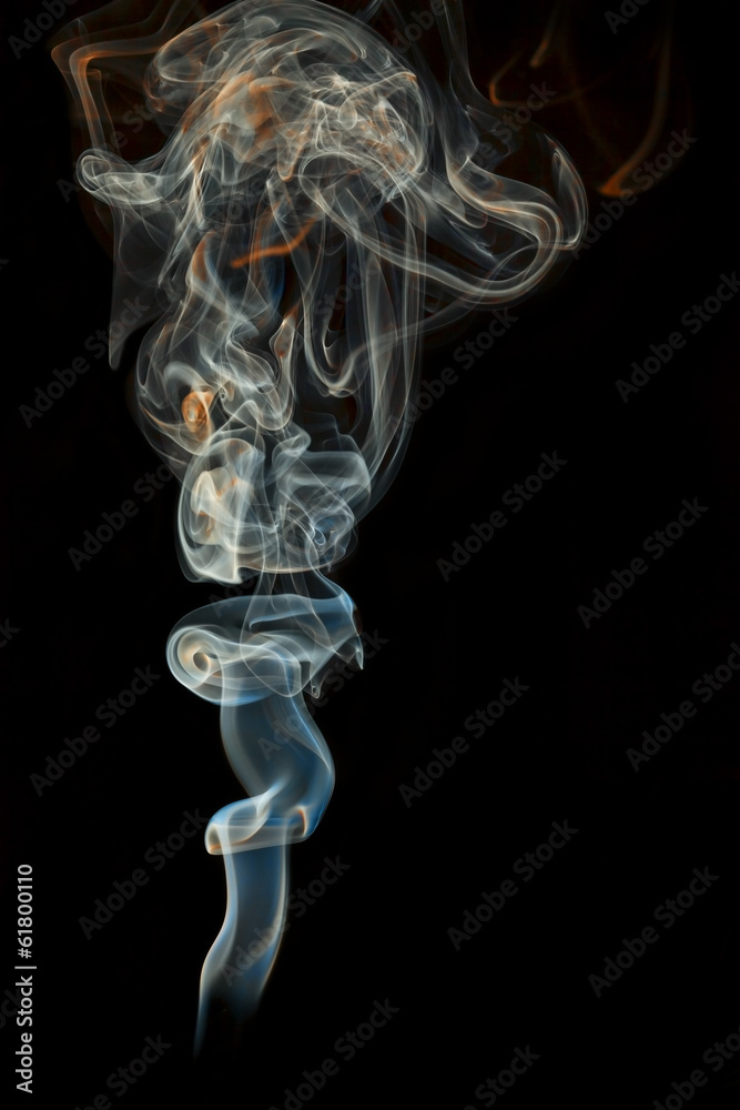 colored smoke isolated on a black background colored smoke isolated on a black background